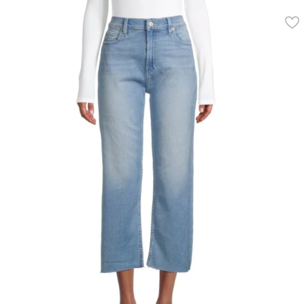 HUDSON Noa Midrise Straight Crop Jeans - NWT